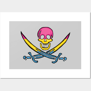 Pansexual Pirate Pride Posters and Art